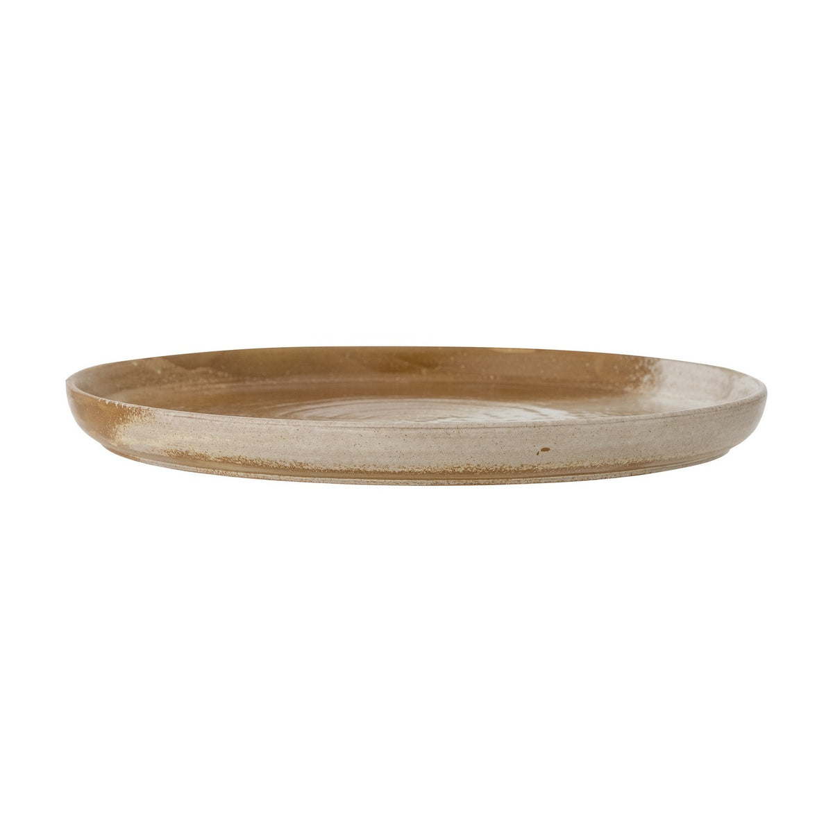 Dahlia Stoneware Platter - Brown
