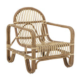 Baal Rattan Lounge Chair - Brown