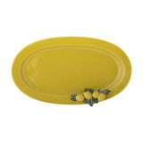 Limone Stoneware Platter - Yellow