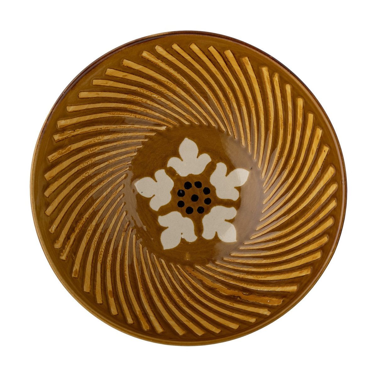 Heikki Stoneware Bowl 19cm - Brown