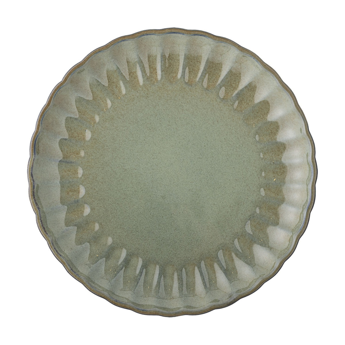 Latina Speckled Stoneware Side Plate - Green