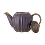 Latina Round Stoneware Teapot 1085ml - Purple