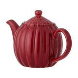 Latina Round Stoneware Teapot 1085ml - Red