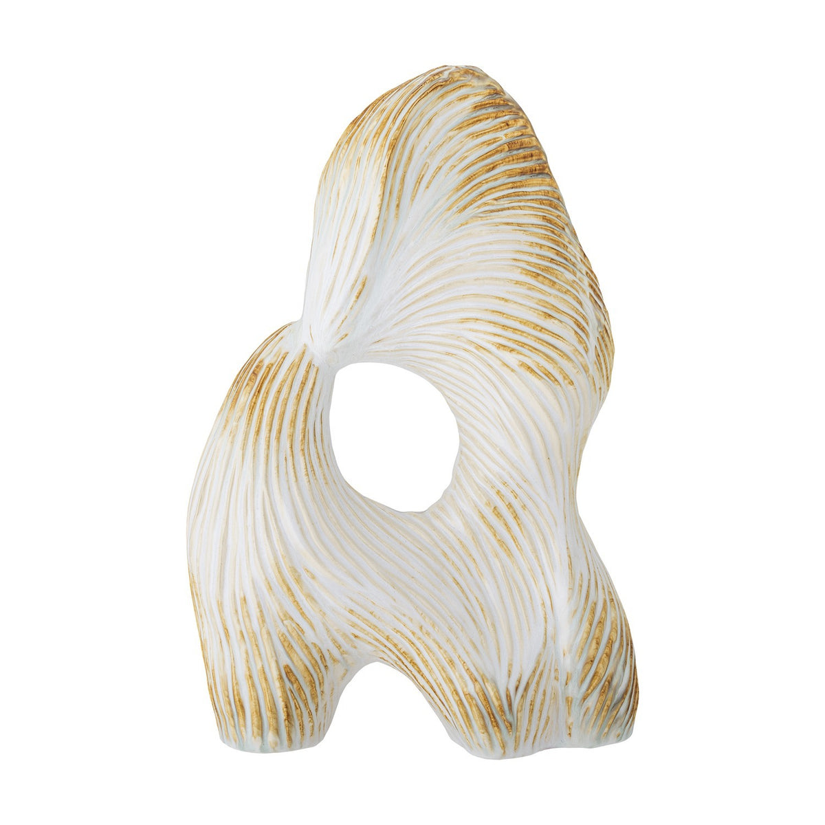Eviella Stoneware Ornament - White