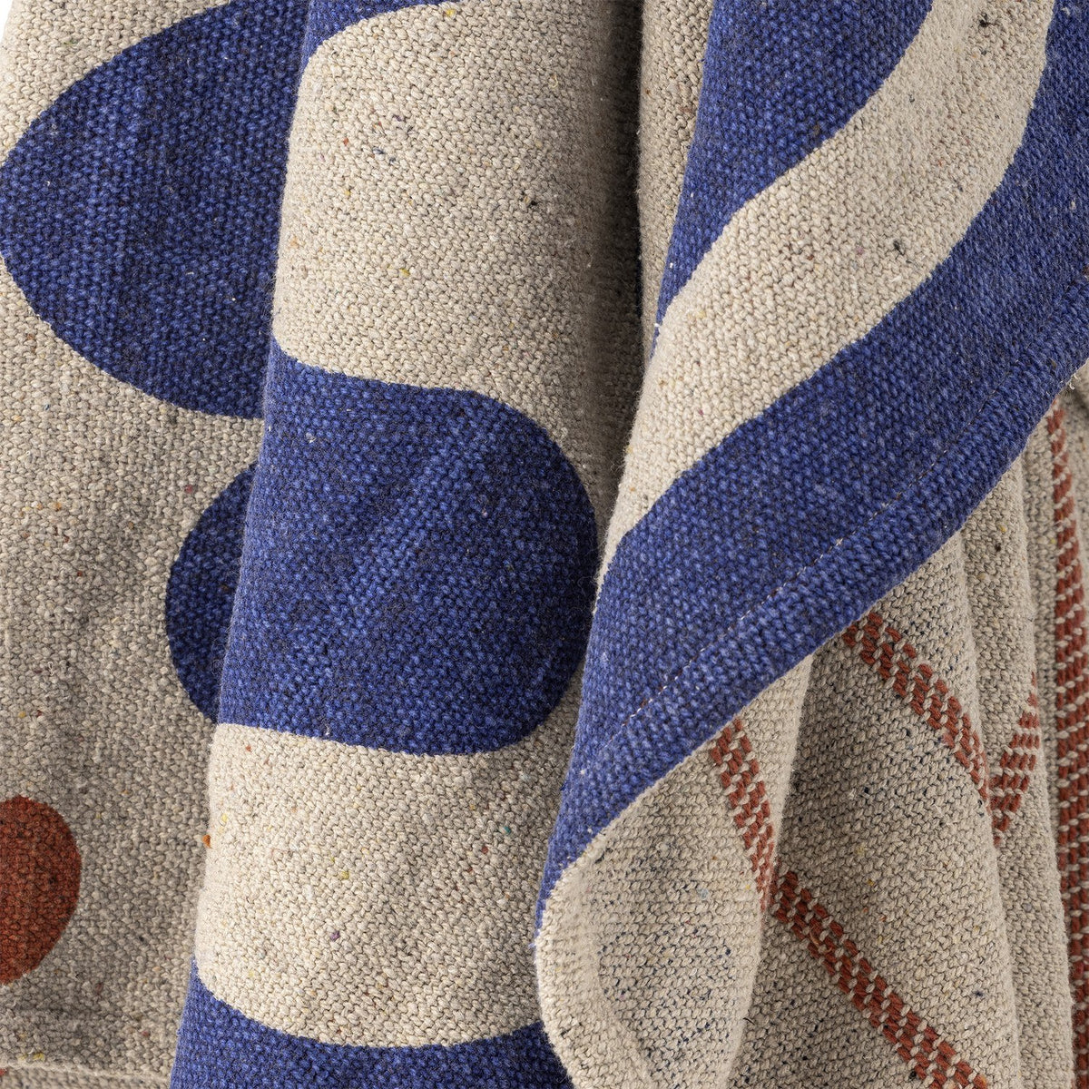 Eviaya Dotted Cotton Throw - Multi