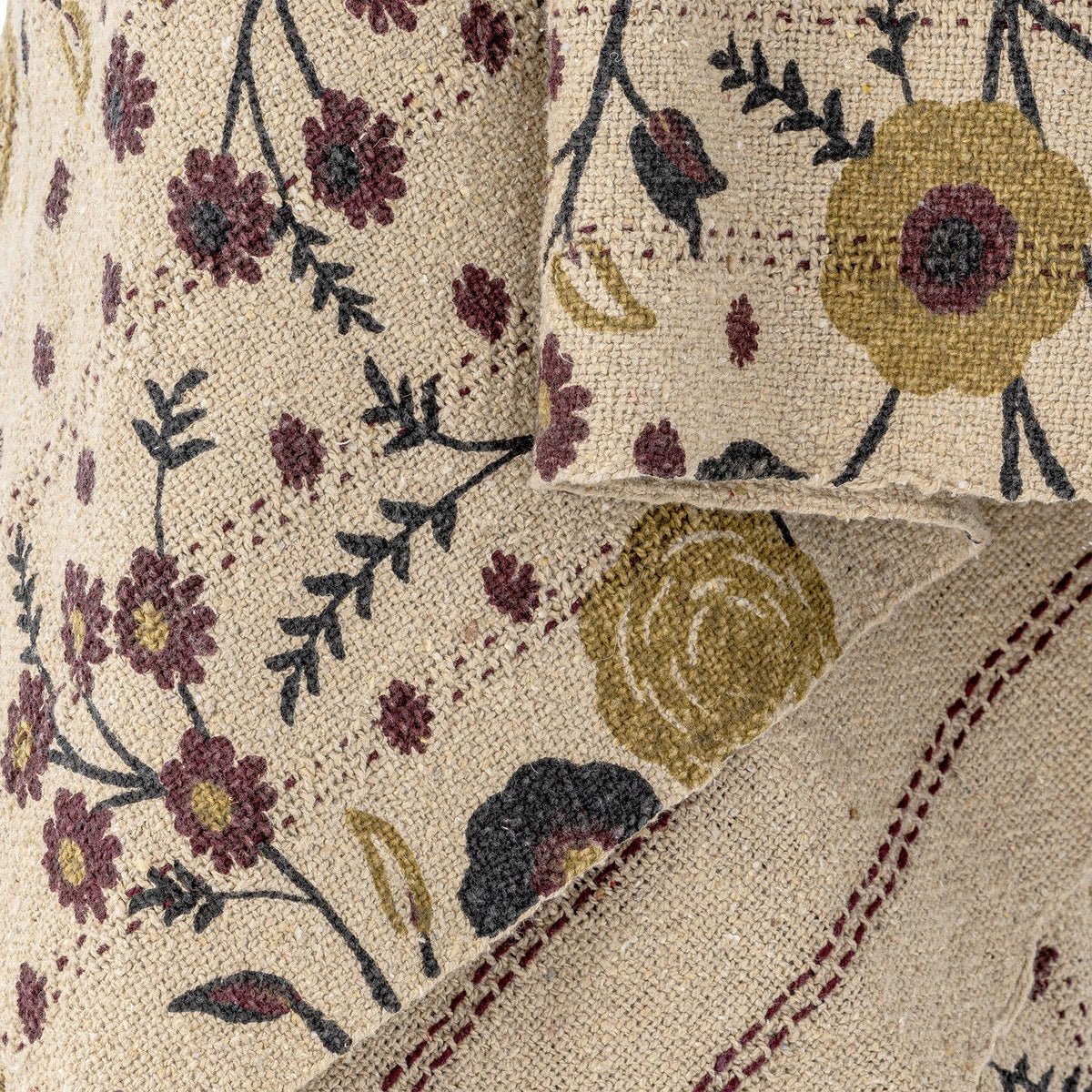 Eydis Floral Throw - Beige