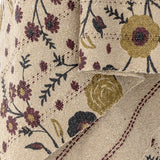 Eydis Floral Throw - Beige