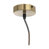 Sybia Ribbed Glass Pendant Light - Grey