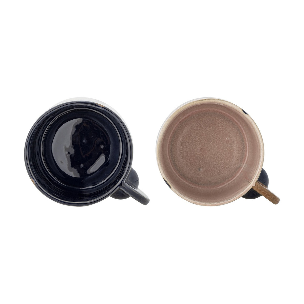 Bolivia Geometric Stoneware Cups 350ml Set of 2 - Multi