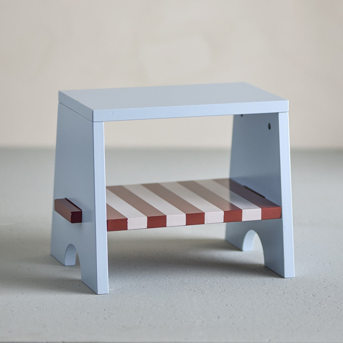 Liova Striped Kids Stool - Blue