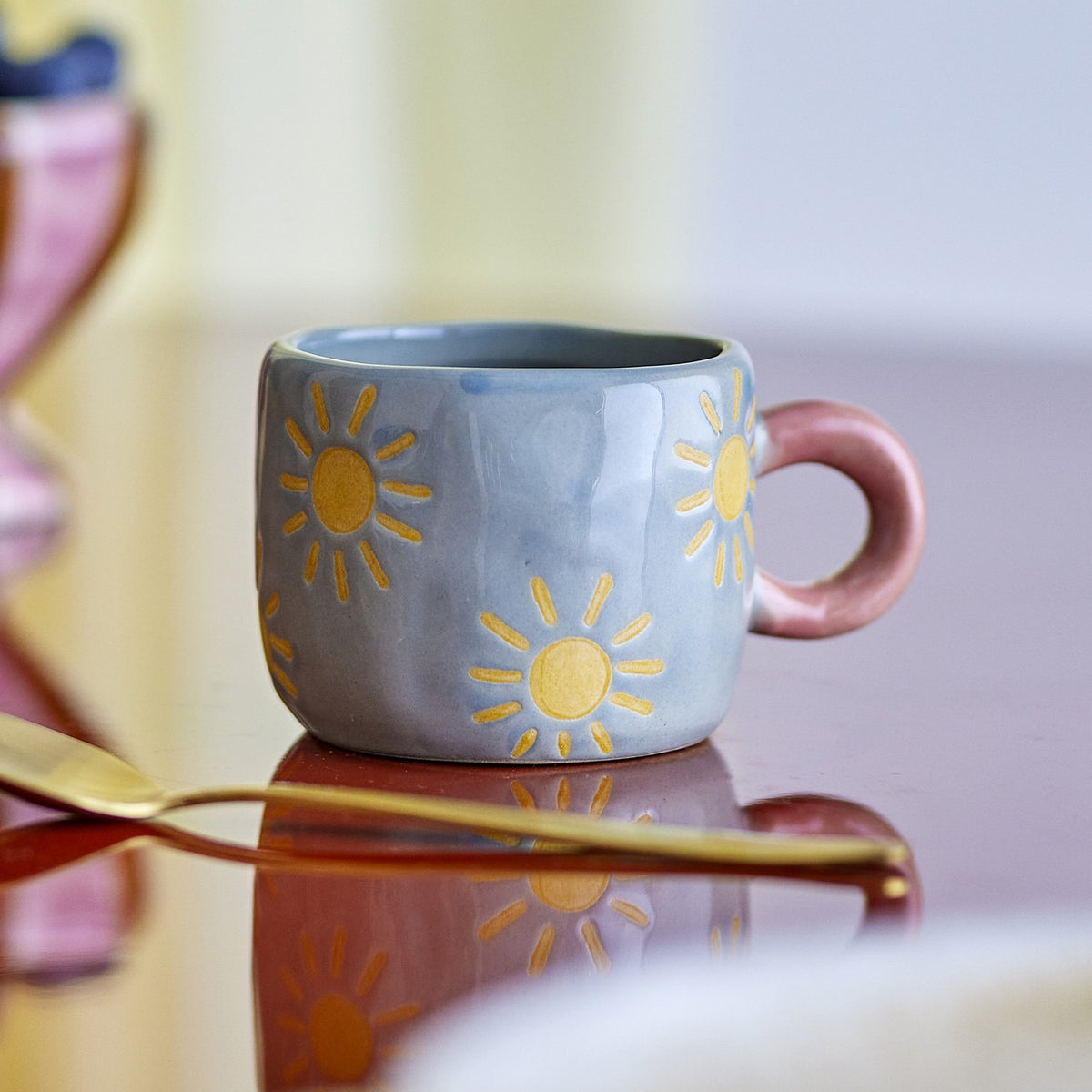 Nini Stoneware Cup 100ml - Green
