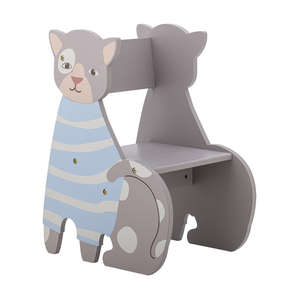 Mille Cat Kids Chair - Grey