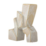 Cokolia Geometric Stoneware Ornament - Cream