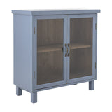 Hazem Wooden Cabinet 80cm - Blue