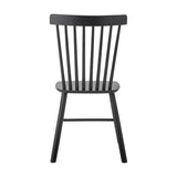 Mill Wooden Dining Chair - Black