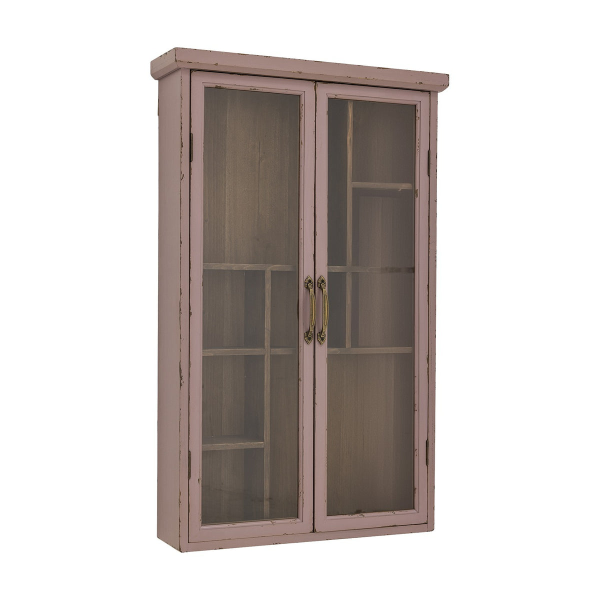 Hazem Wooden Cabinet - Pink