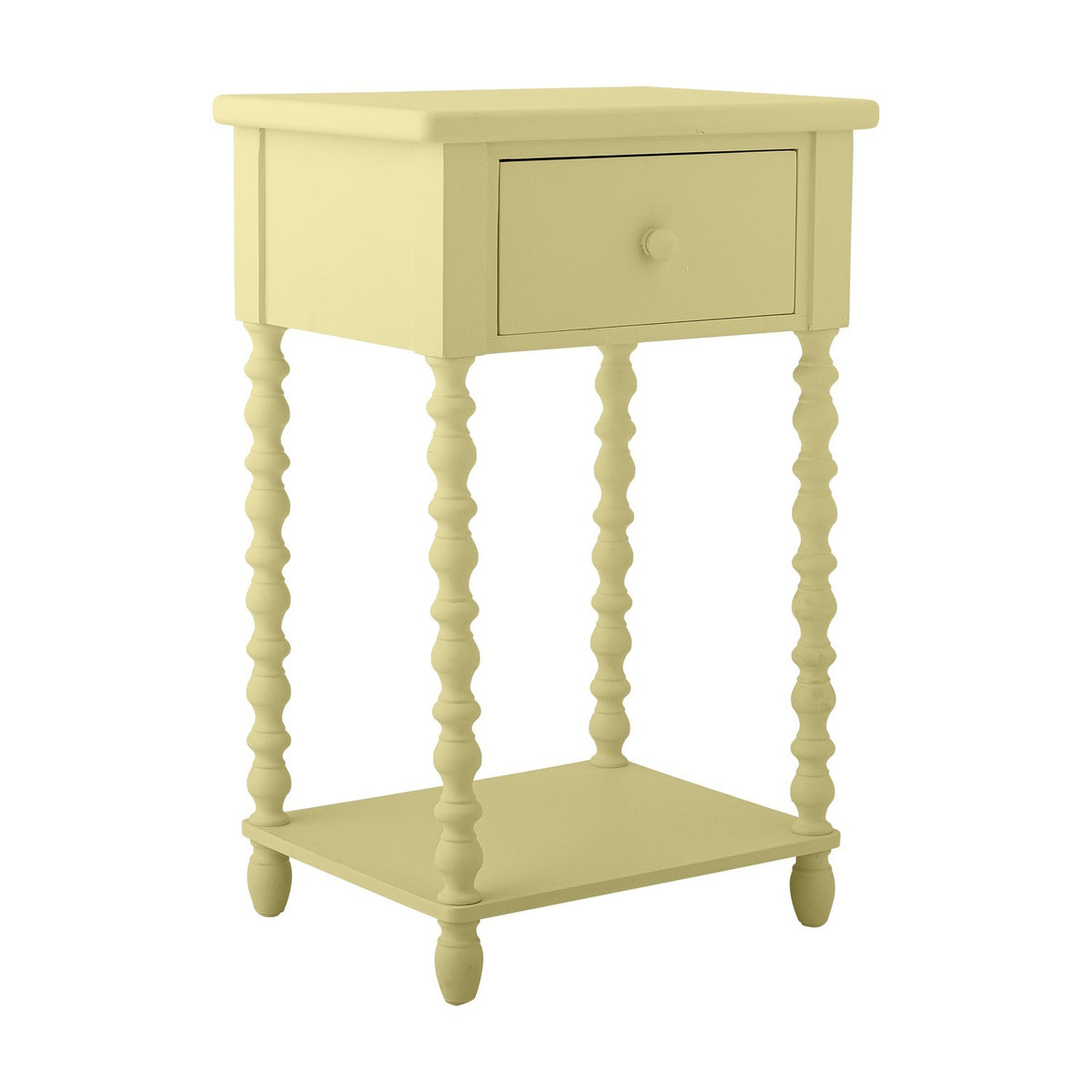 Salino Wooden Side Table - Yellow