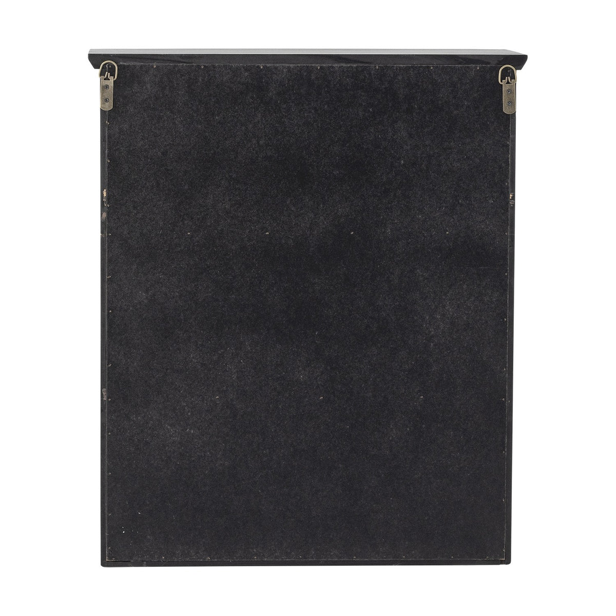 Hazem Striped Wooden Cabinet - Black
