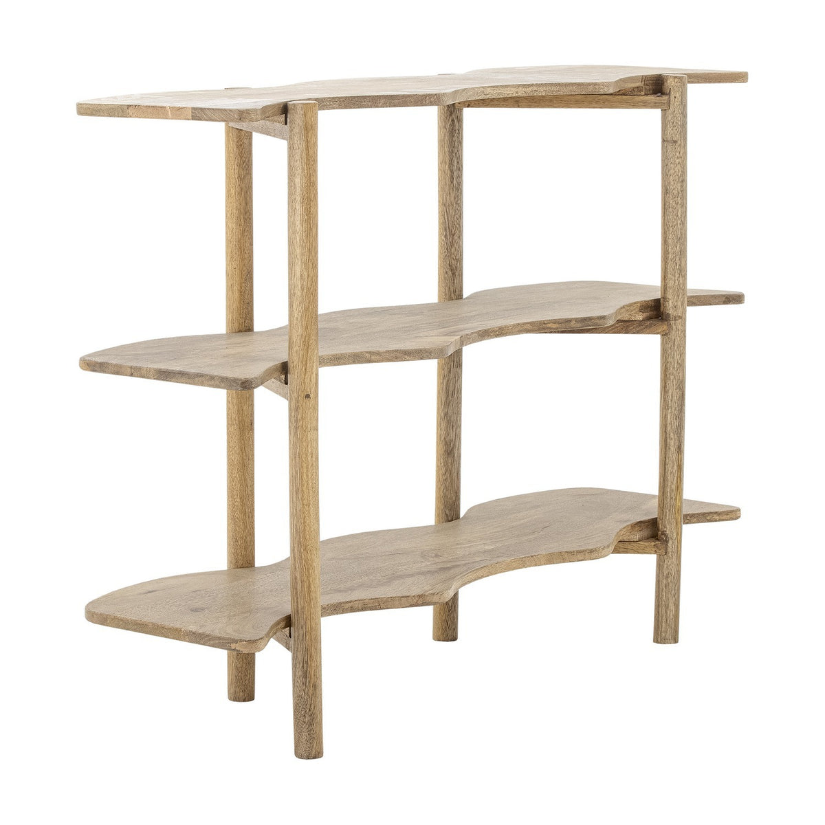 Rivoli Wooden Bookcase - Beige