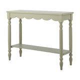 Salla Wooden Console Table - Green