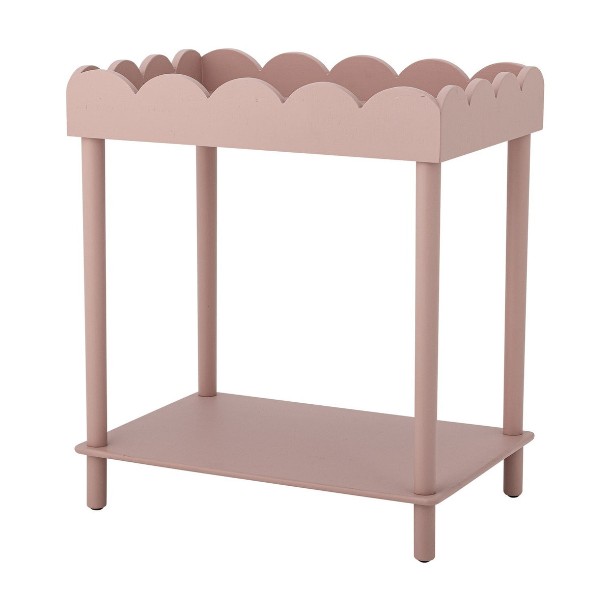 Isola Wooden Side Table - Pink