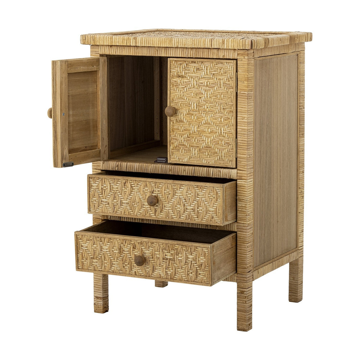 Lorris Rattan Chest of Drawers - Beige