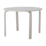 Marle Round Kids Table - White