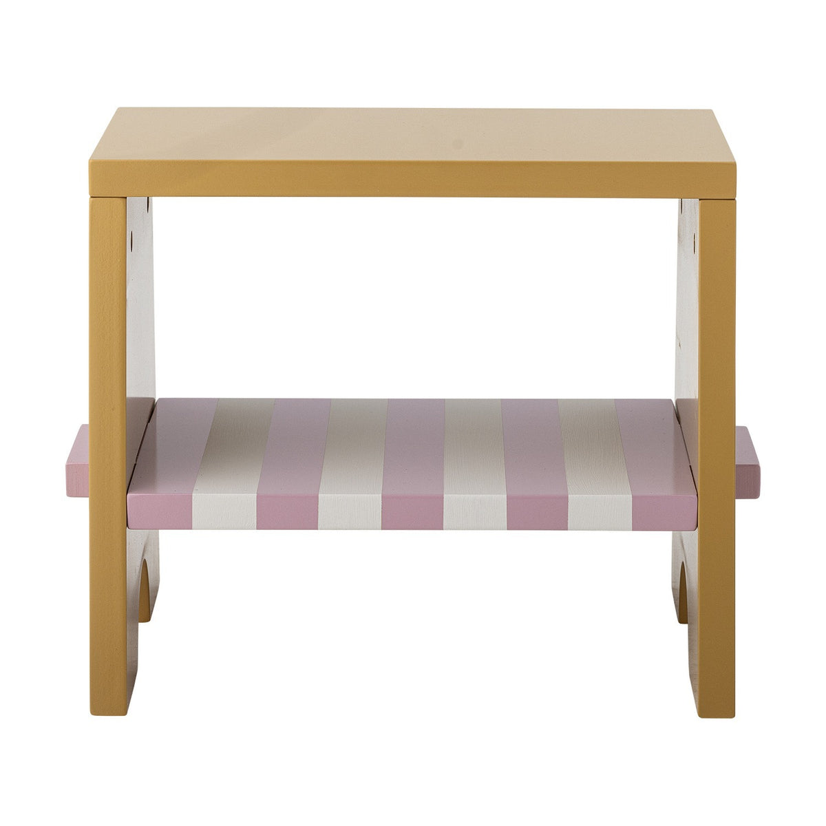 Liova Striped Kids Stool - Yellow
