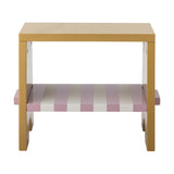 Liova Striped Kids Stool - Yellow