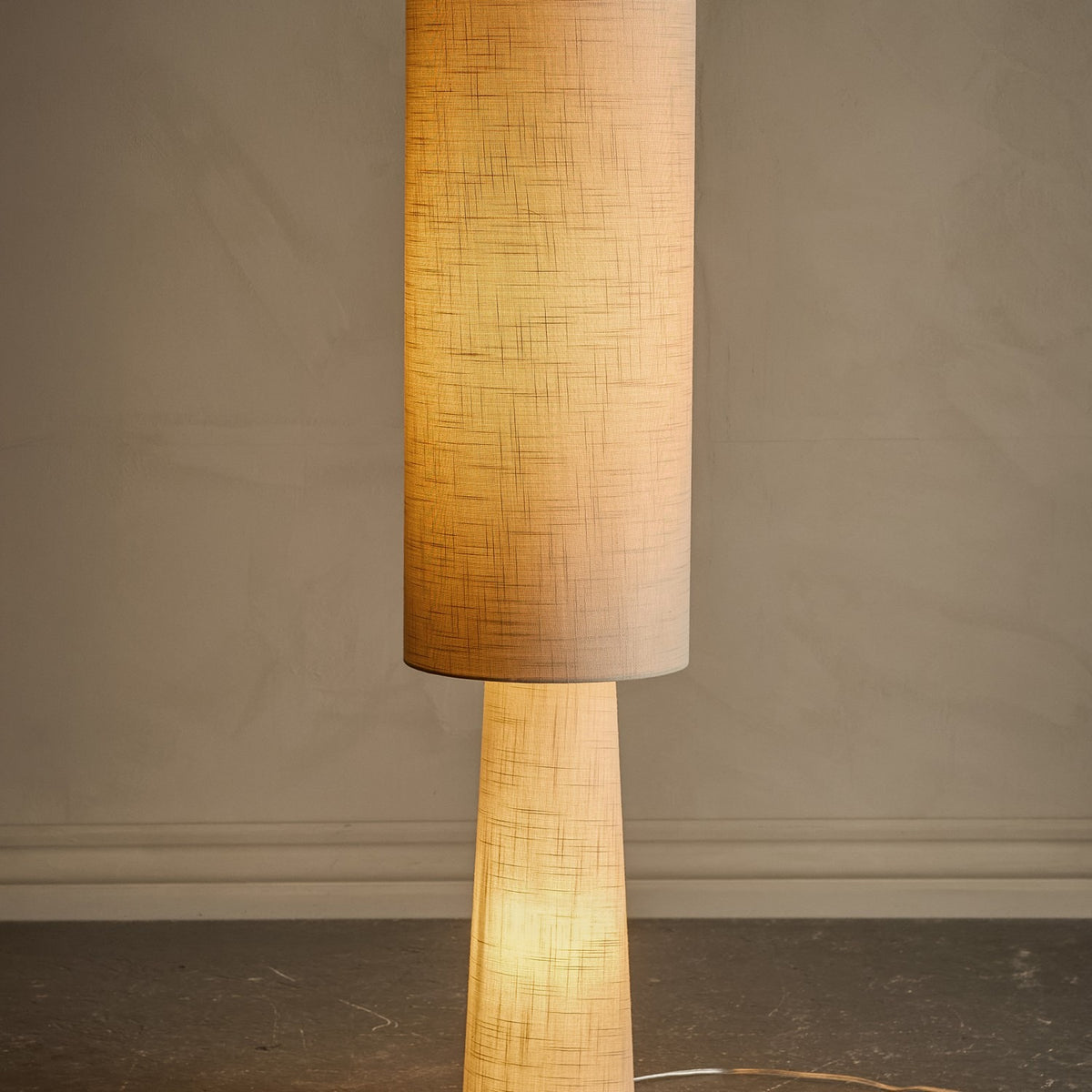 Emmie Linen Floor Lamp - Natural