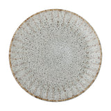 Fleur Stoneware Dinner Plate - Grey