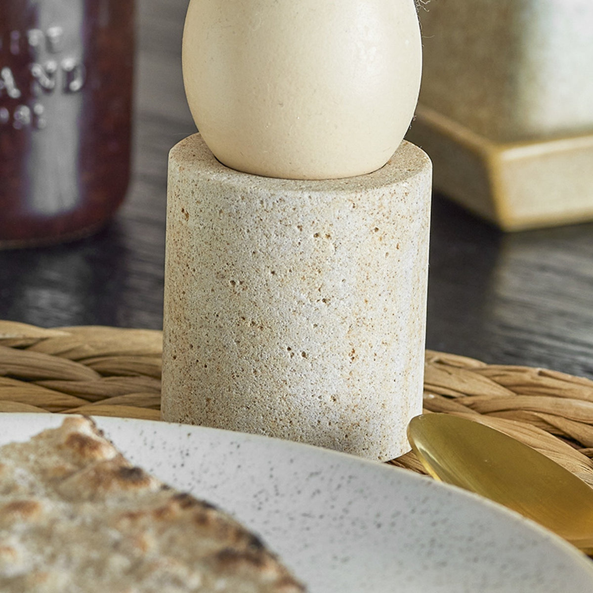 Kokui Marble Storage Jars Set of 3 - Multi
