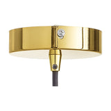 Adar Leaf Glass Pendant Light - Brown