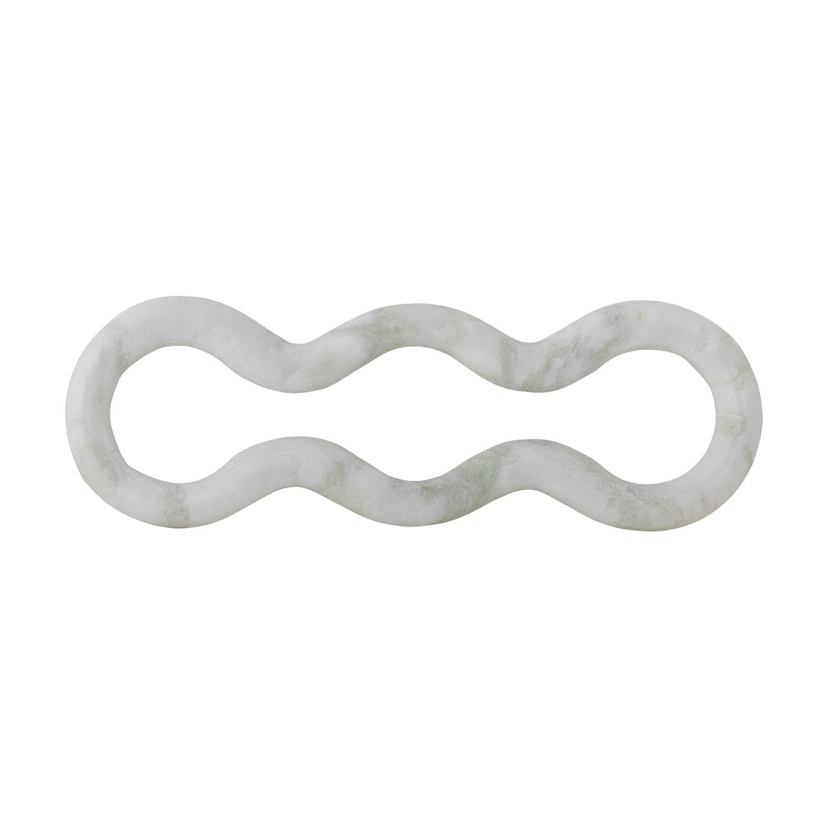 Vivien Wavy Marble Trivet - White