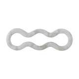 Vivien Wavy Marble Trivet - White
