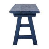 Porir Wooden Bench - Blue