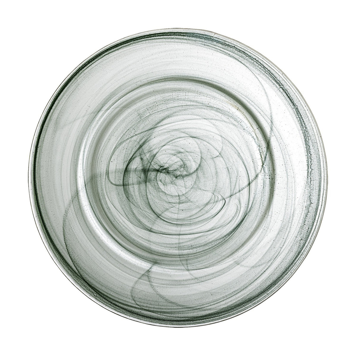 Amelie Glass Dinner Plates Set of 4 - Green