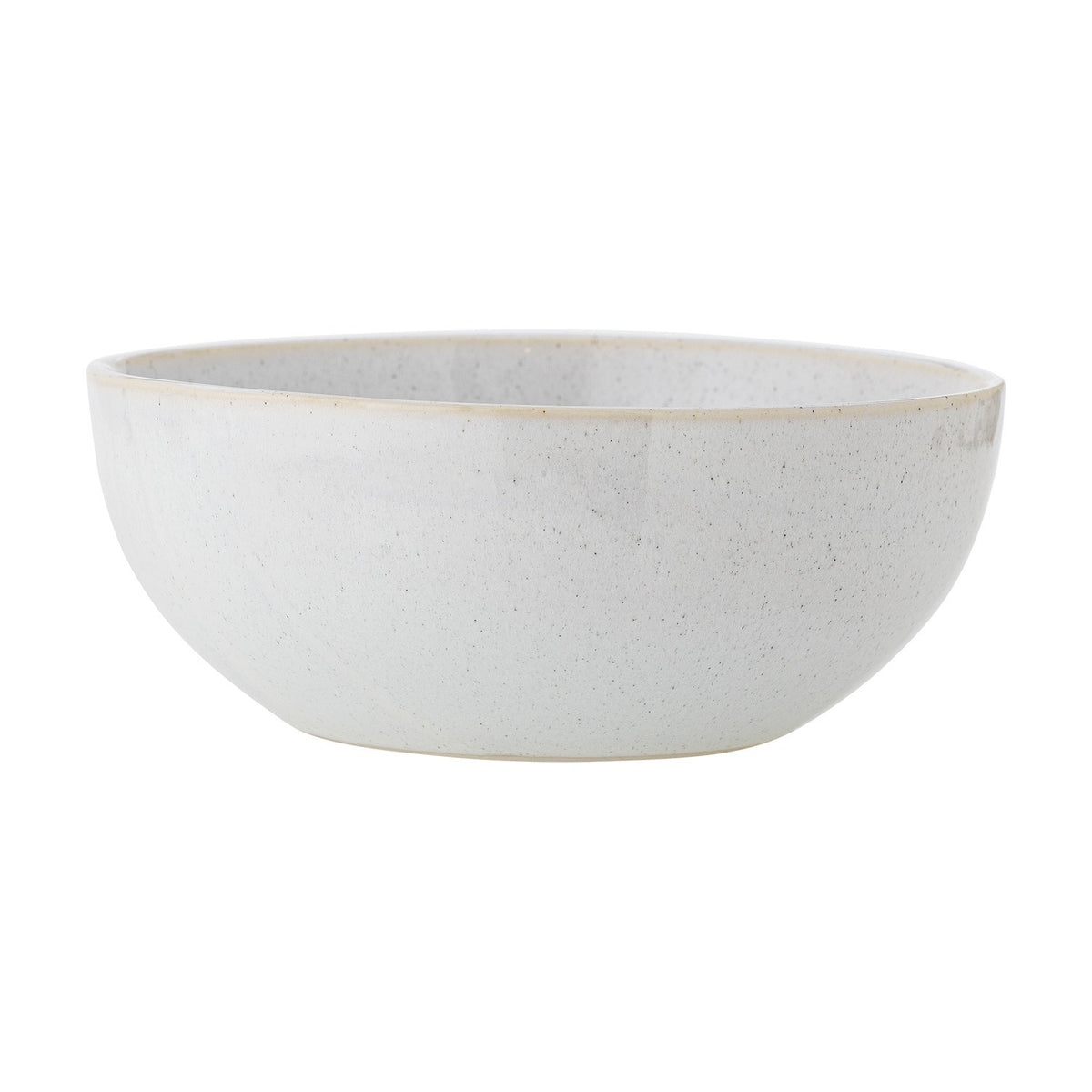 Addison Speckled Stoneware Bowl 22.5cm - White