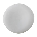 Audra Pebble Stoneware Bowl 30cm in White, a wide, low ceramic bowl with a pebble-like irregular outline and speckled matte glaze, shown on a plain white background.