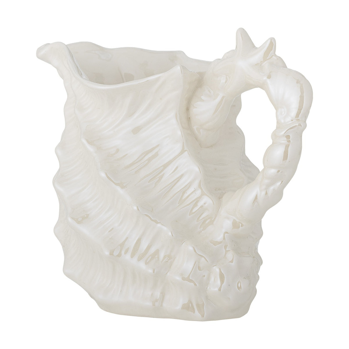 Shellie Stoneware Jug 1000ml - White