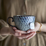 Katrina Stoneware Cups 365ml Set of 4 - Grey