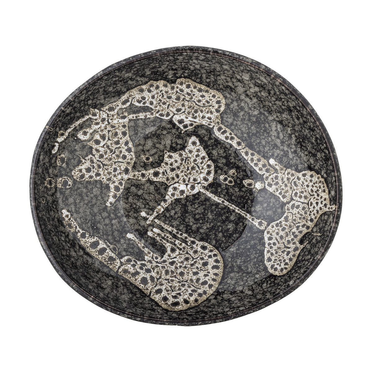 Sway Stoneware Bowl 24cm - Grey