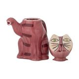 Missy Cat Stoneware Teapot 500ml - Pink