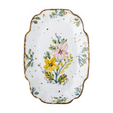 Savina Floral Stoneware Platter - Multi