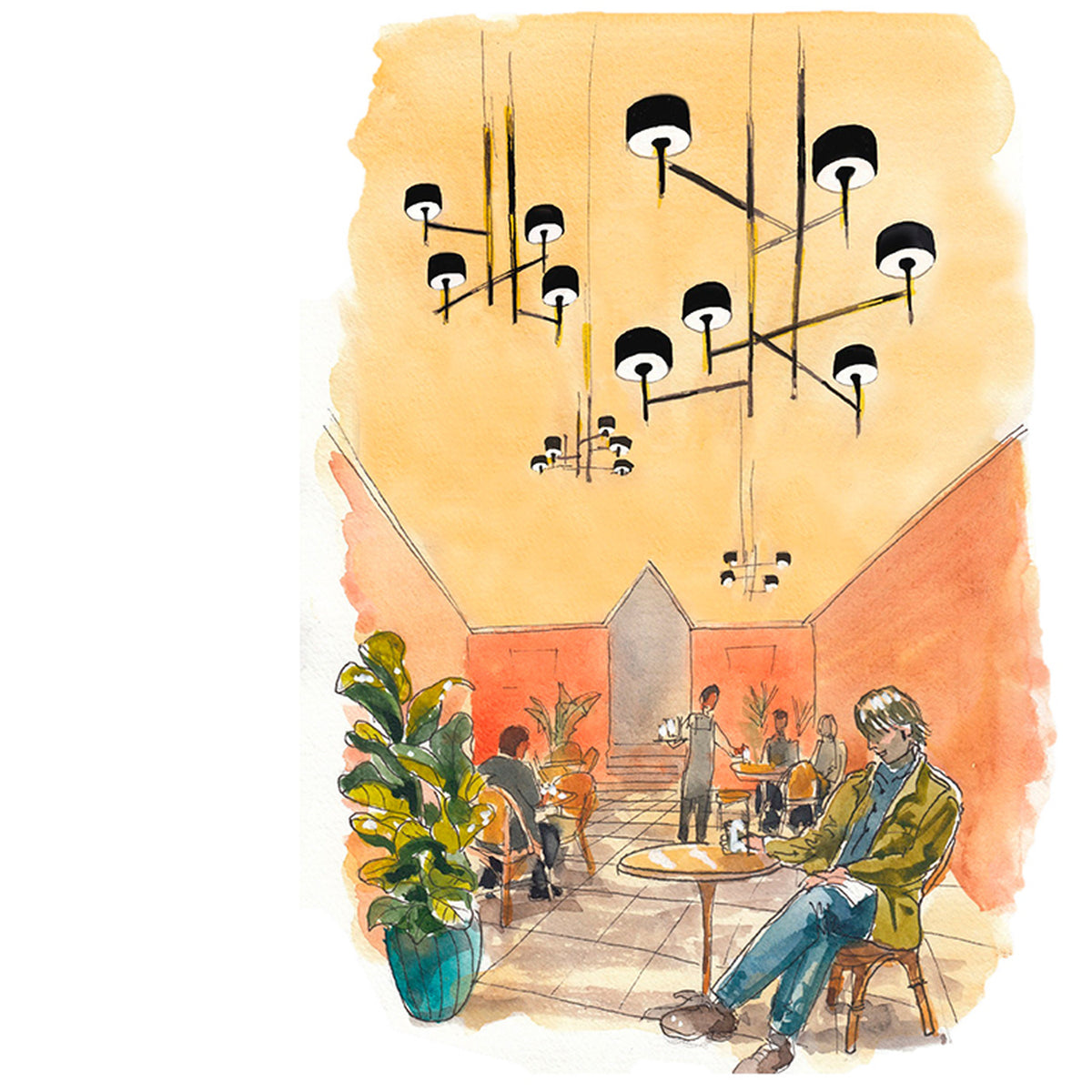 Bol S/6L 6 Light LED Chandelier