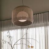 Fora 90 Drum LED Outdoor Pendant Light - Light Beige