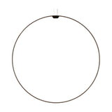 Zero Round Vertical Ring Pendant Light, a 98cm circular pendant in bronze finish with integrated LED, hung on two fine cables against a plain white background.