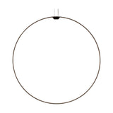 Zero Round Vertical Ring Pendant Light, a slim 74cm circular pendant with integrated LED in a bronze finish, shown without canopy on a plain white background.