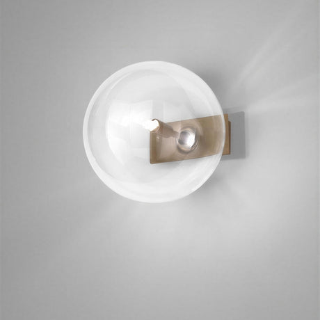 Estro Glass Globe Wall Light