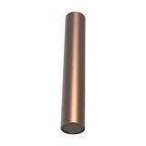 Rose Cylinder Recessed Downlight in copper finish, a slim elongated tube shade with open end, shown on a plain white background.